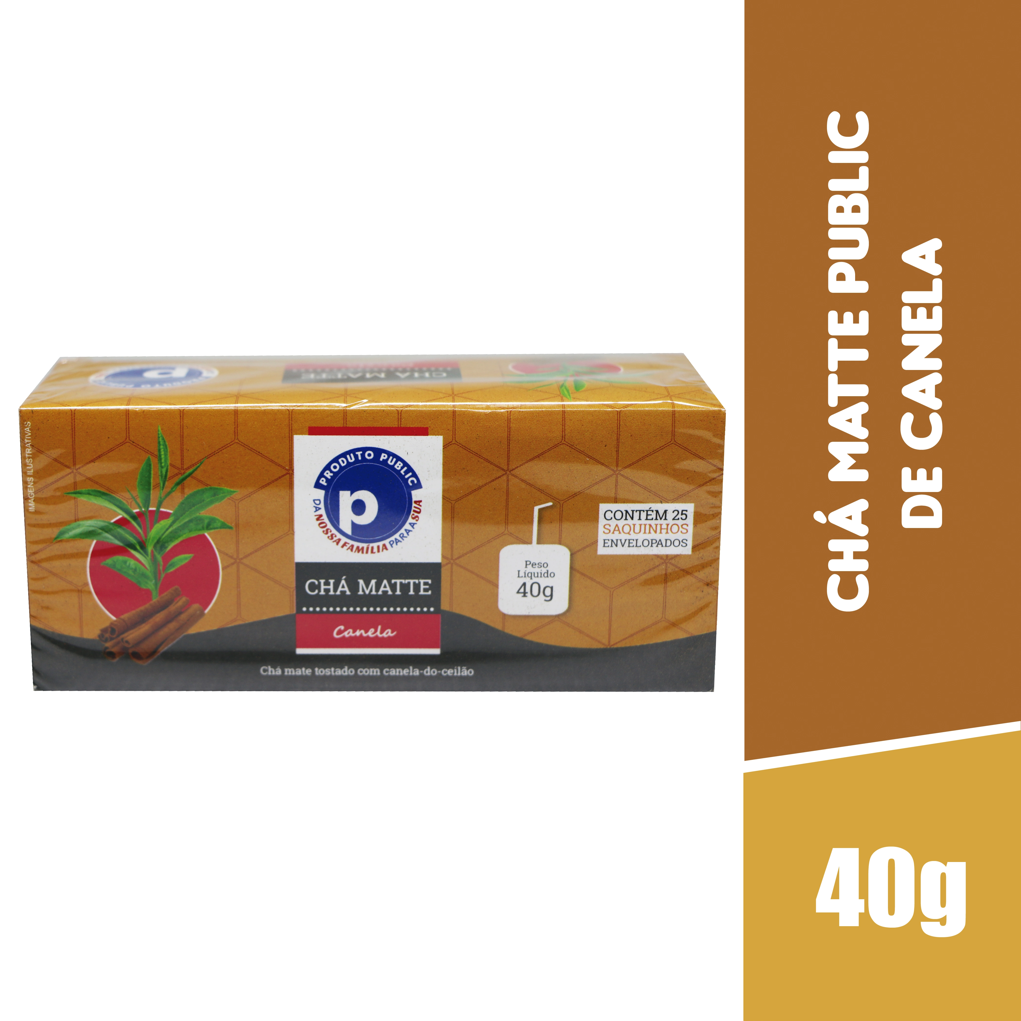 Cha Matte Public 40g Canela