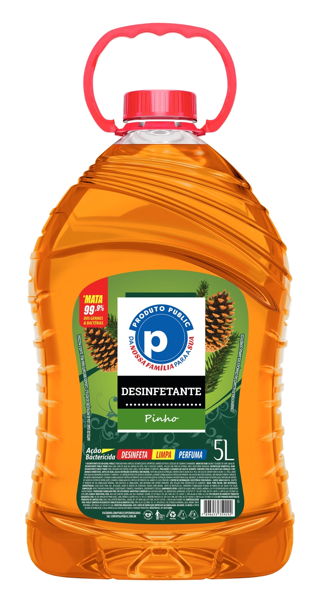 Desinf Public 5l Pinho