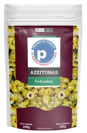 Azeitona Public 120g Fatiada