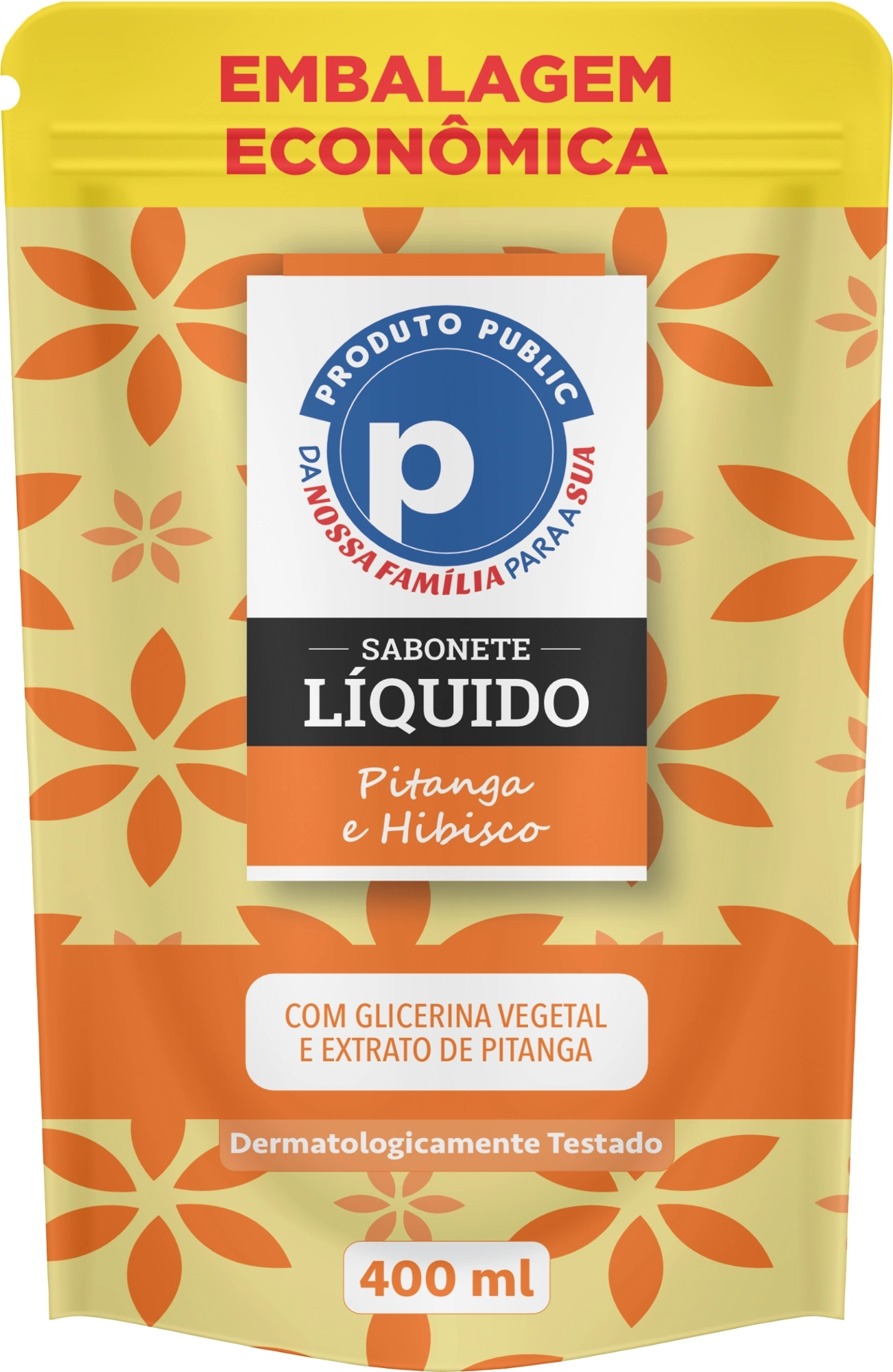 Sab Liq Public 400ml Pitanga E Hibisco