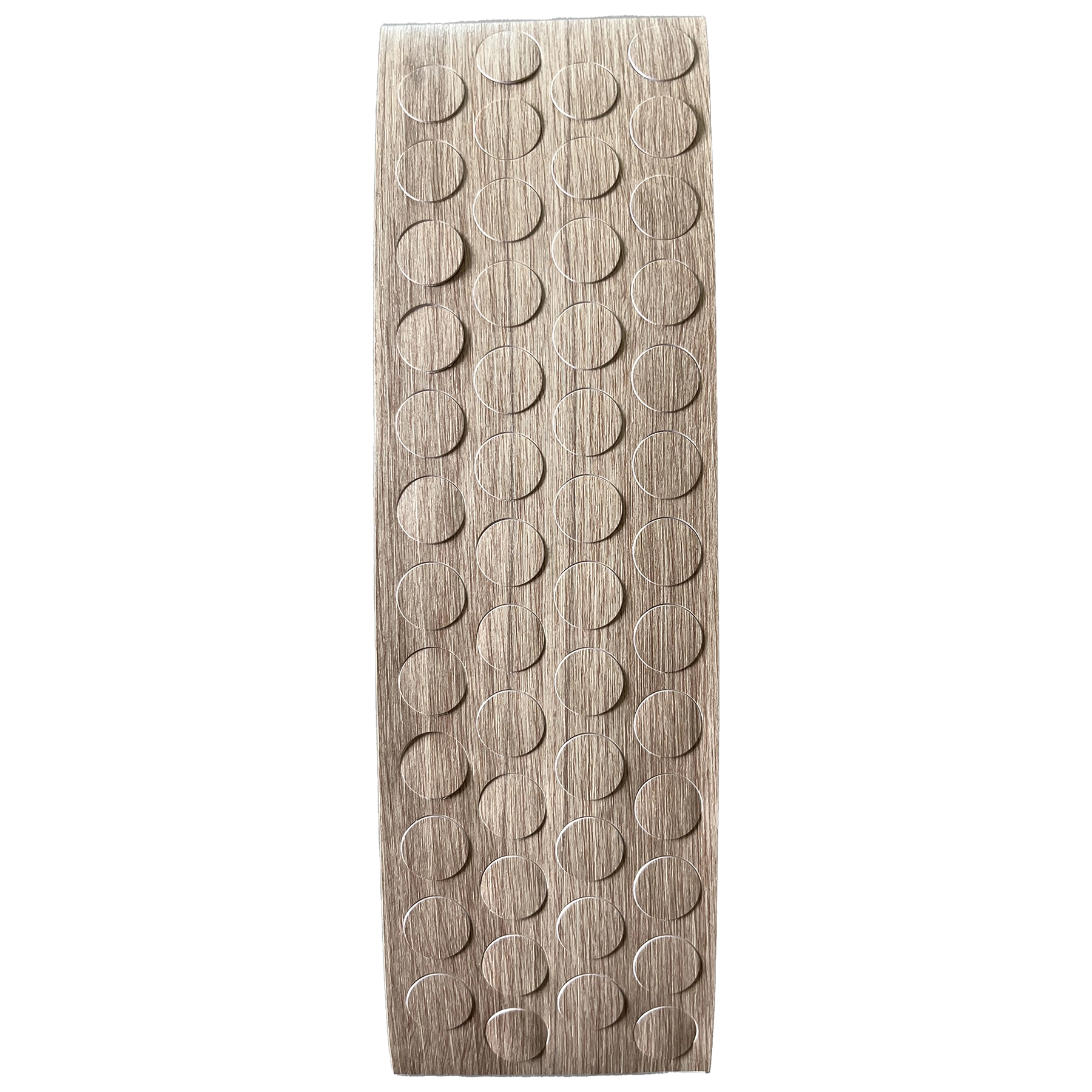 Tapa Furo Lamina Dourada Raízes PVC 13mm Marfim Tapa Furos