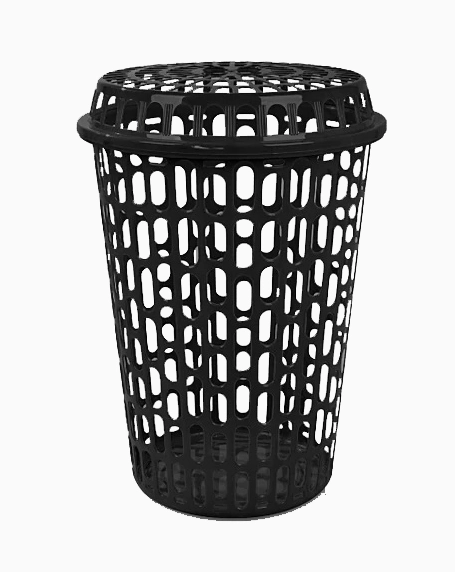 Cesto Telado Redondo Preto 60l 550 Belmount