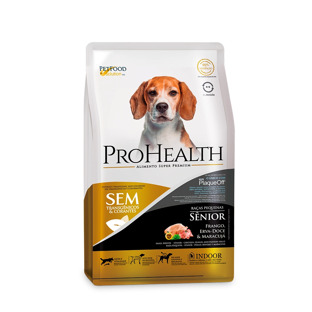 Ração Seca Prohealth Senior Para Cães De Raças Pequenas 2.5 Kg