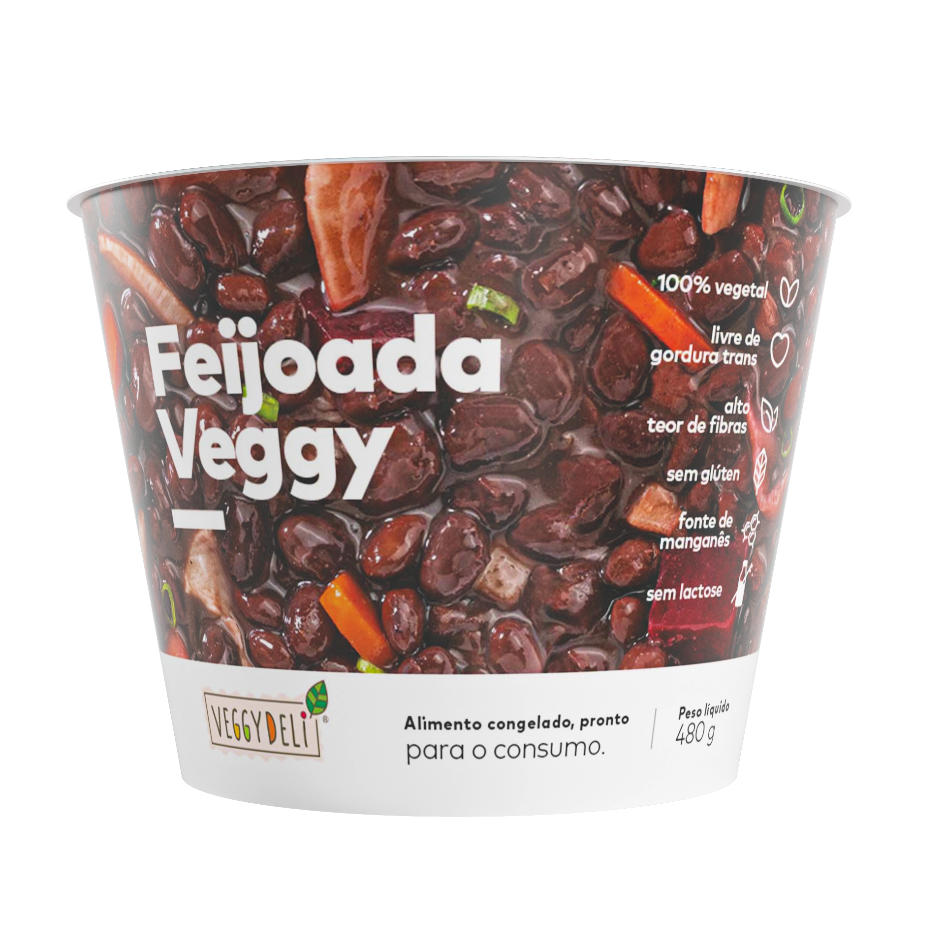 Feijoada Vegetal Veggy Deli Pote 480g