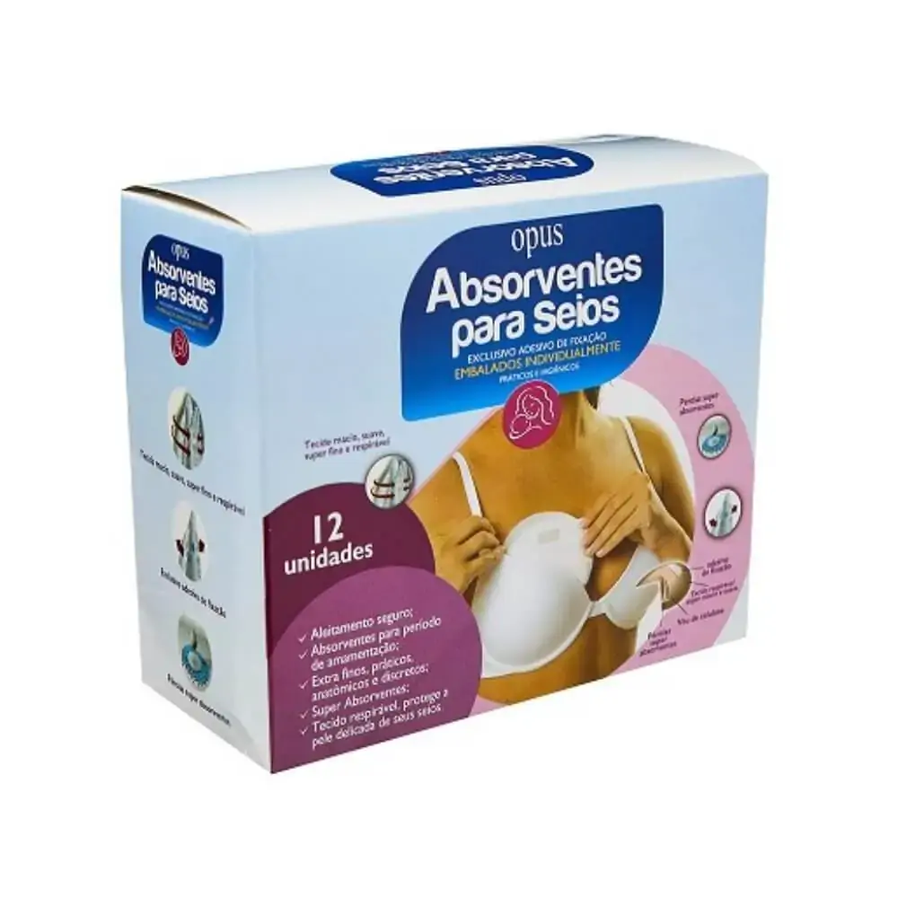 Absorvente Para Seios Cless Toilet íntima Caixa 12 Unidades