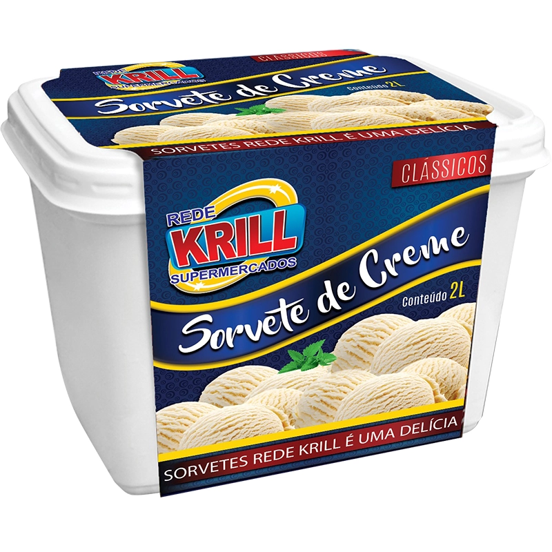 Sorvete Rede Krill Creme 2l