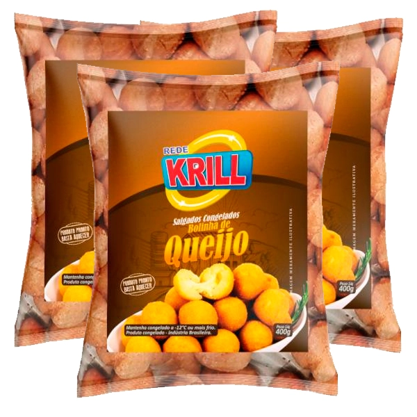 Bolinha Qjo Rede Krill 400g