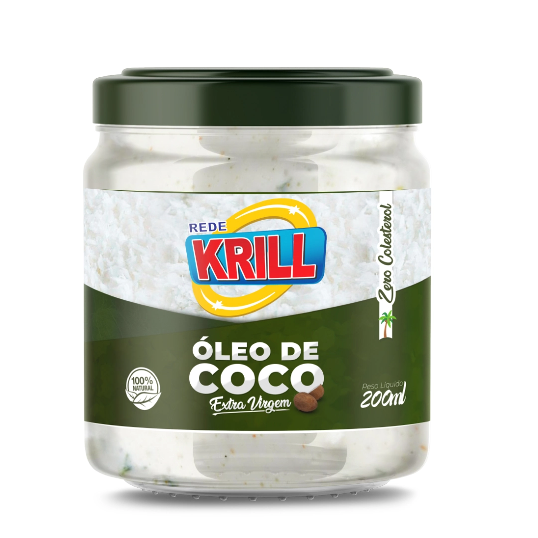 Oleo Coco Rede Krill Extra Virgem 200ml