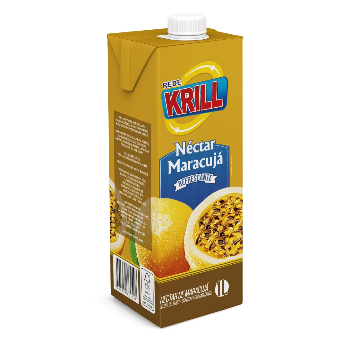 Suco Nectar Rede Krill Maracuja 1l