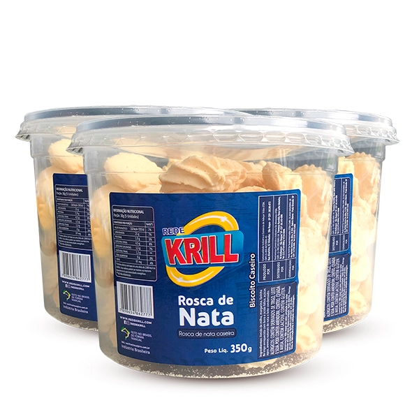 Bisc.rede Krill Rosca Nata Pt.350g