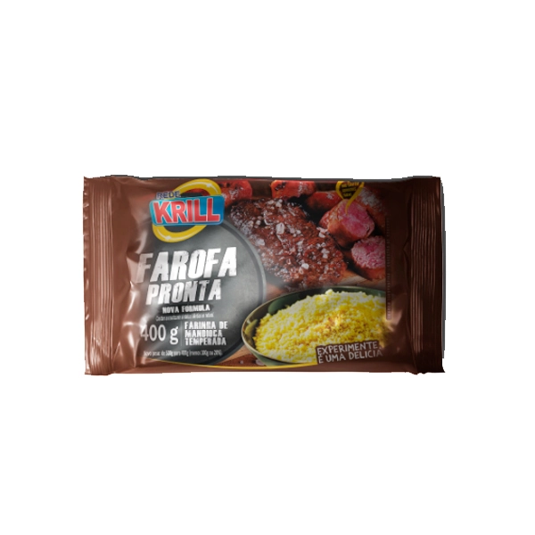 Farofa Rede Krill Pronta Temp.400g