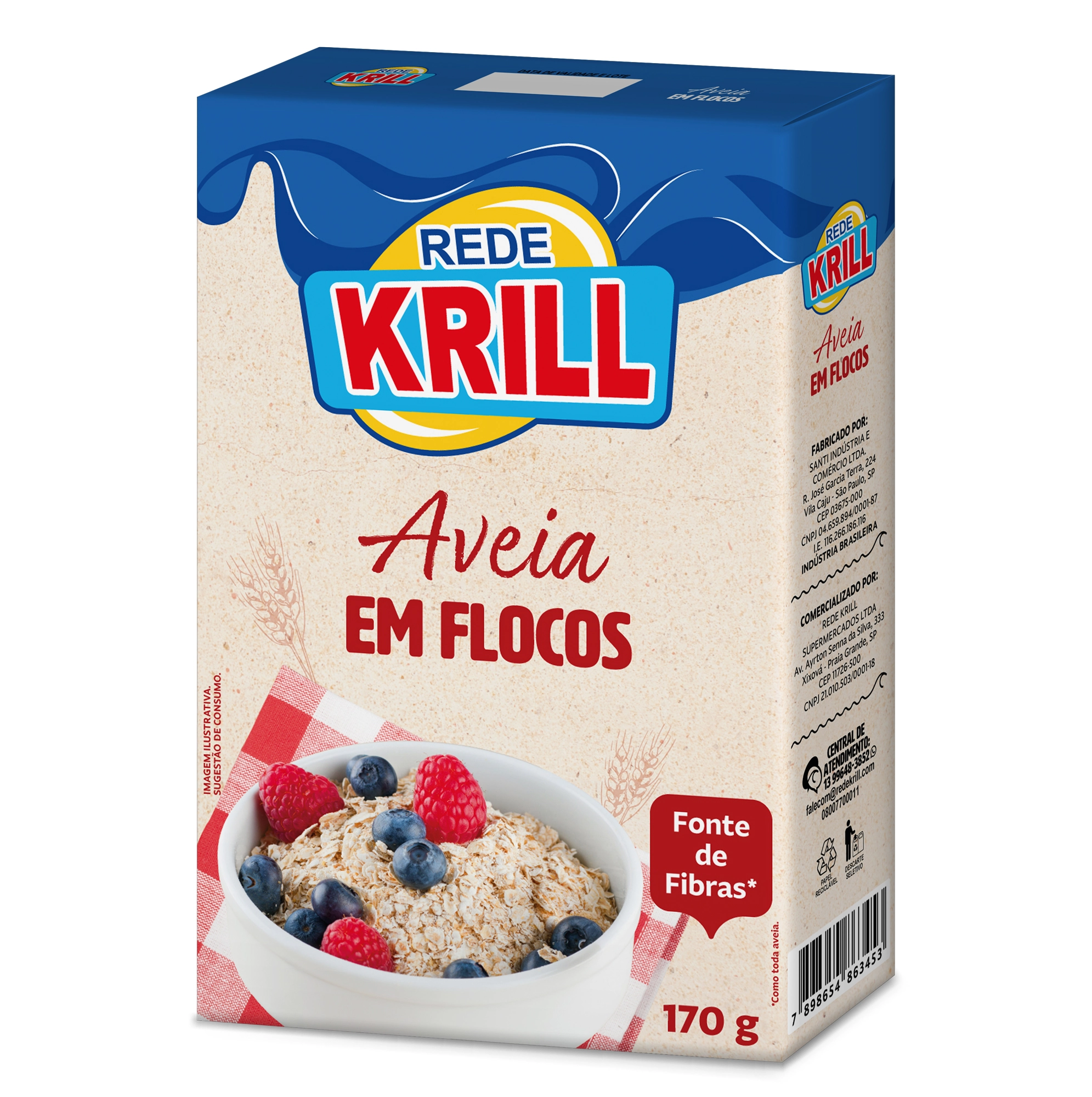 Aveia Rede Krill Flocos 170g