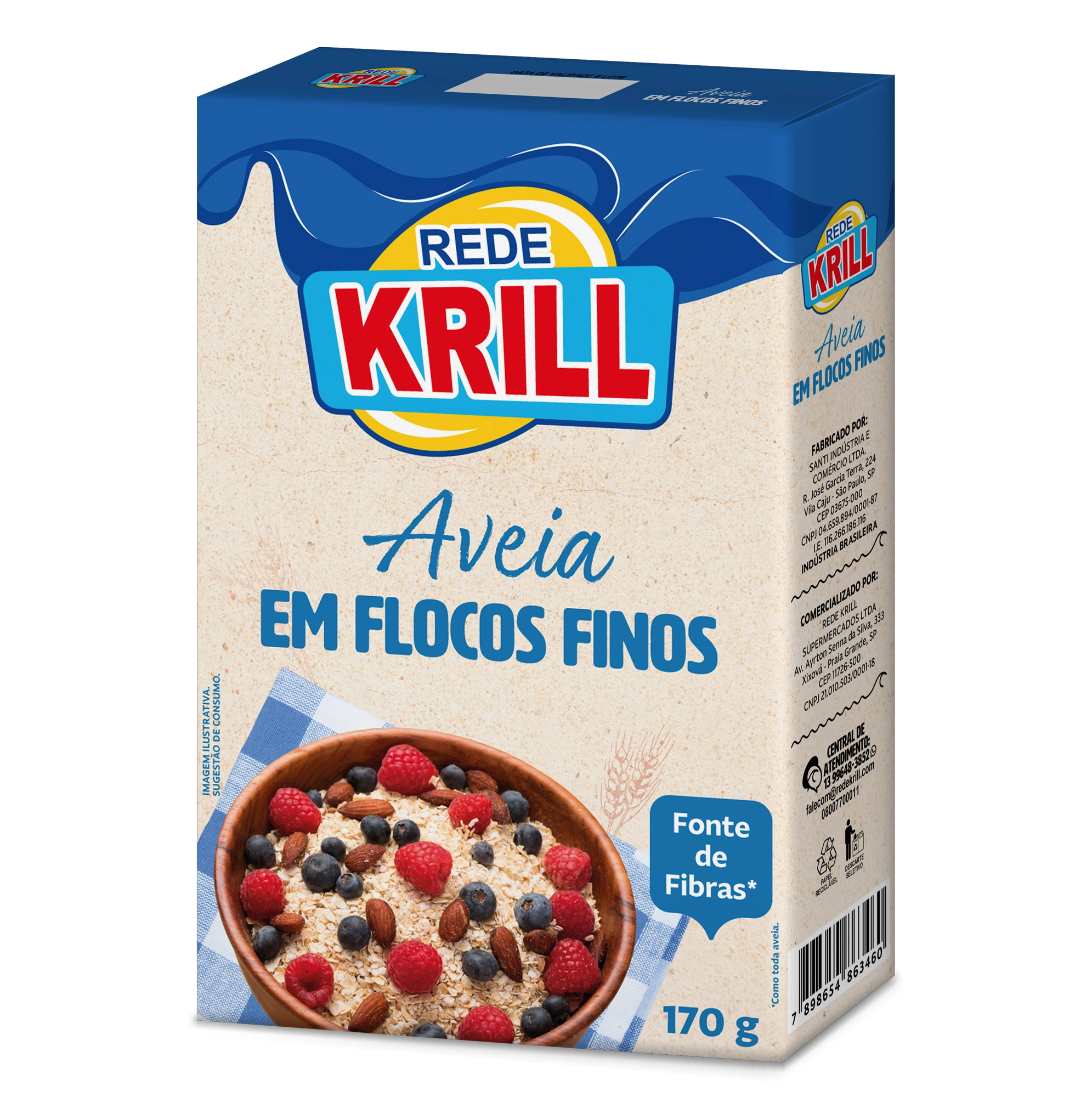 Aveia Rede Krill Flocos Finos 170g