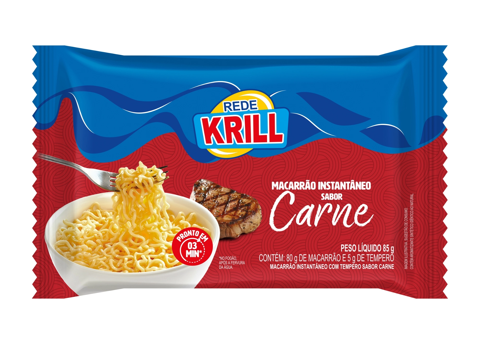 Mac.inst.rede Krill Carne 80g Tempero 5g