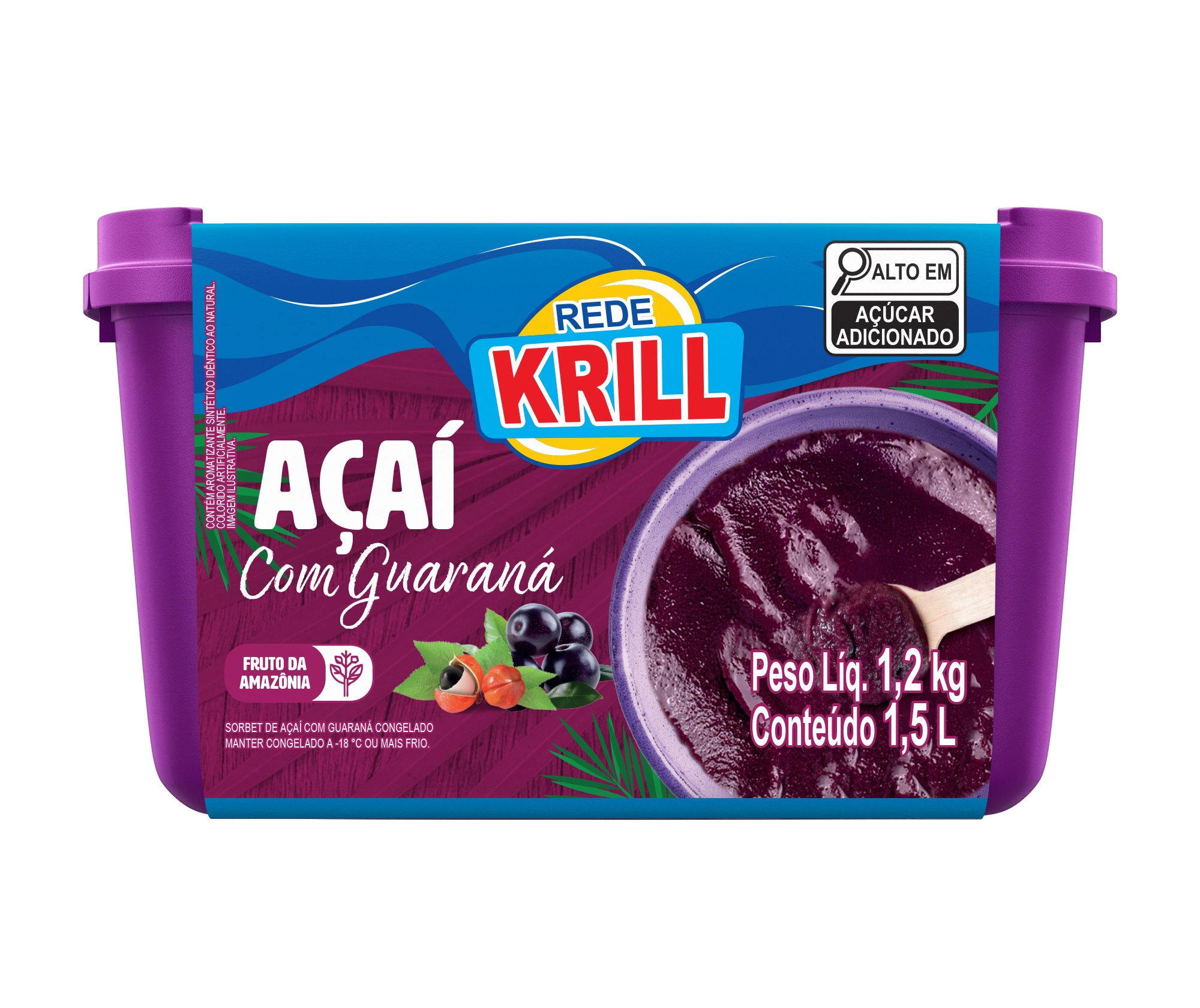 Acai Rede Krill Guarana 1,5l