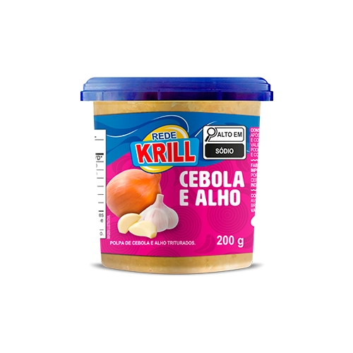 Alho/cebola Picado Rede Krill 200g
