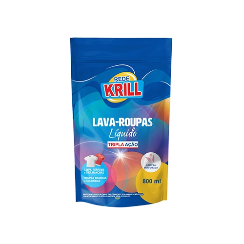 Lava Roupas Liq.rede Krill Tripla Acao Ref.800ml
