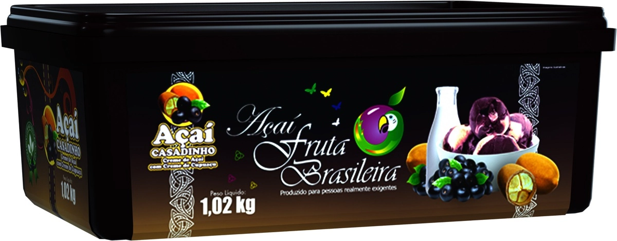 Acai Fruta Brasileira Casadinho 1,020kg C/ Cupuacu