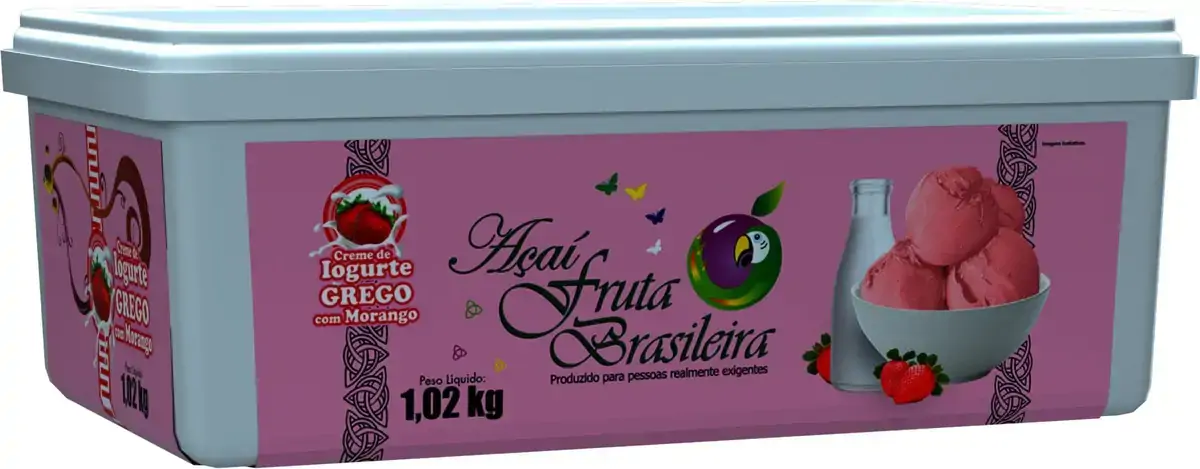 Acai Fruta Brasileira Cr Iog Grego C/mor 1,02kg