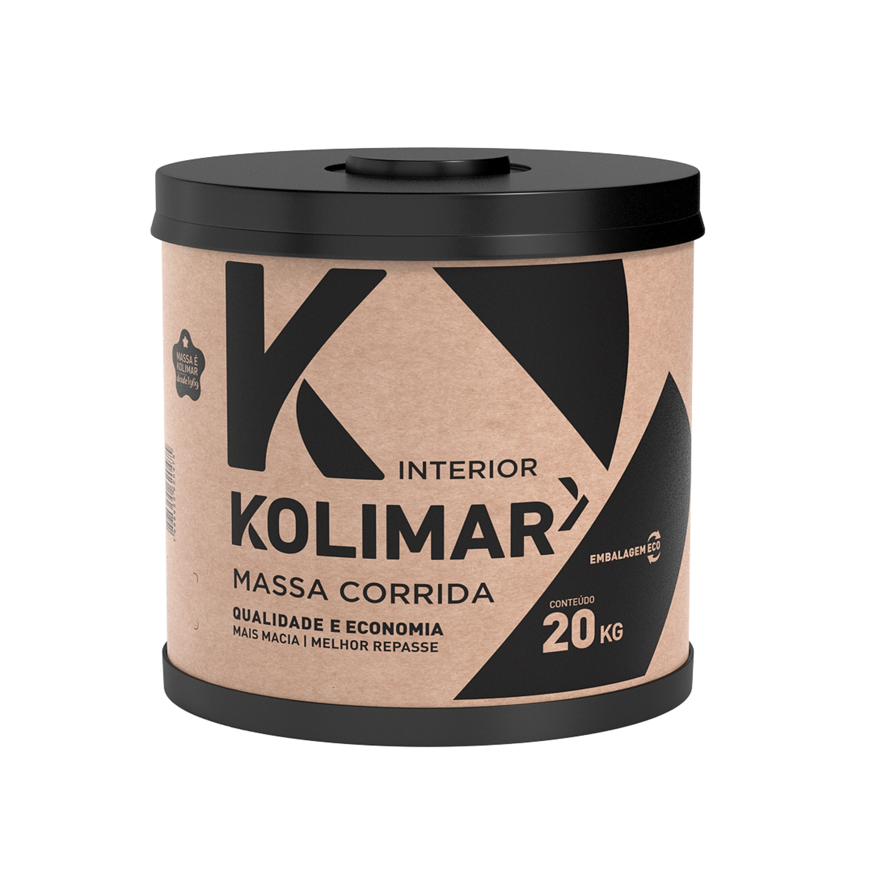 Massa Corrida Barrica 20Kg Kolimar