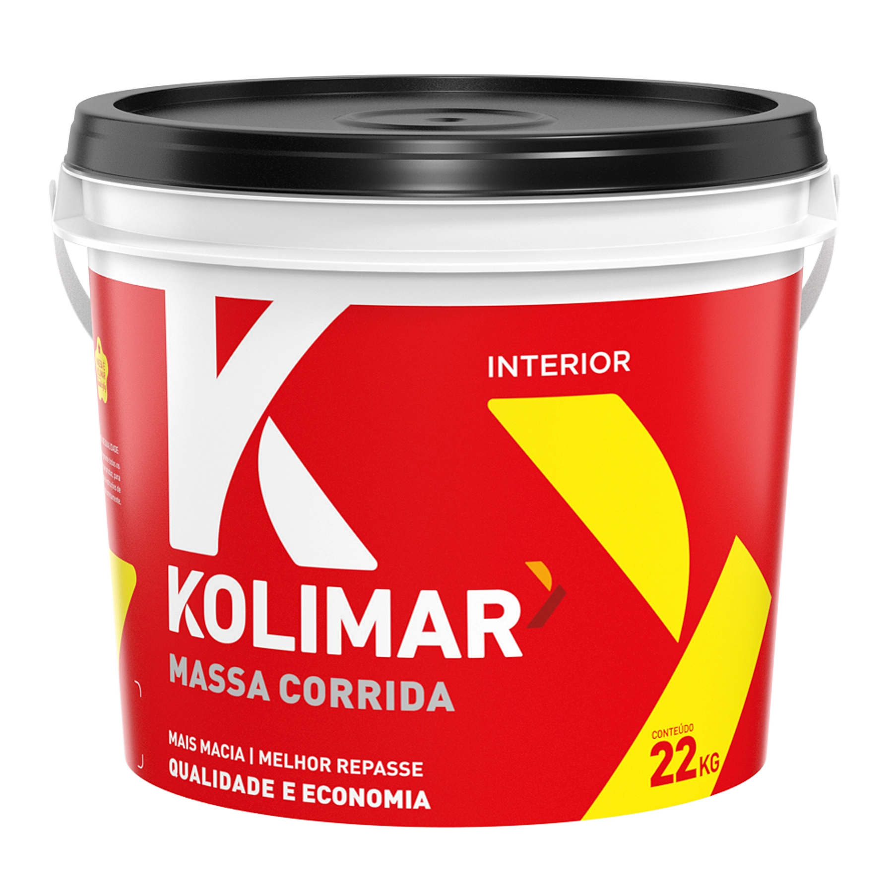 Massa Corrida Pva Branco 22Kg Kolimar