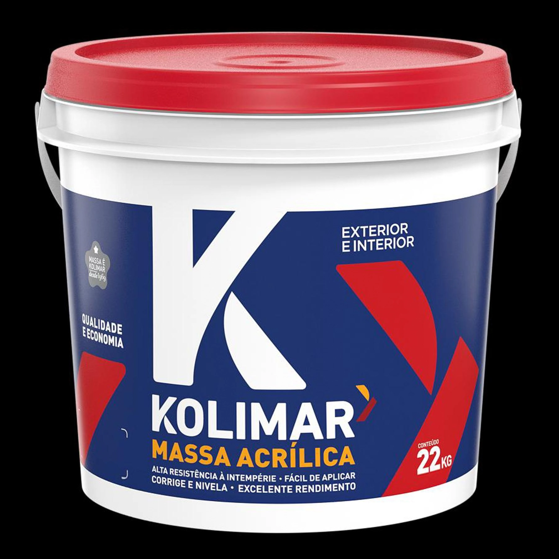 Massa Acrílica 22kg Kolimar