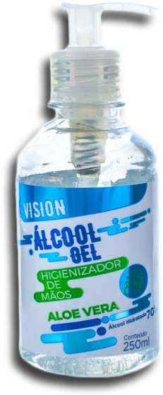 Gel Antisseptico P/maos Vision 250g Aloe Vera