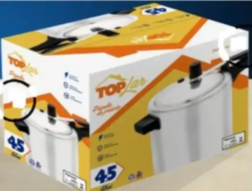 Panela De Pressao Top Lar 4,5l Polida