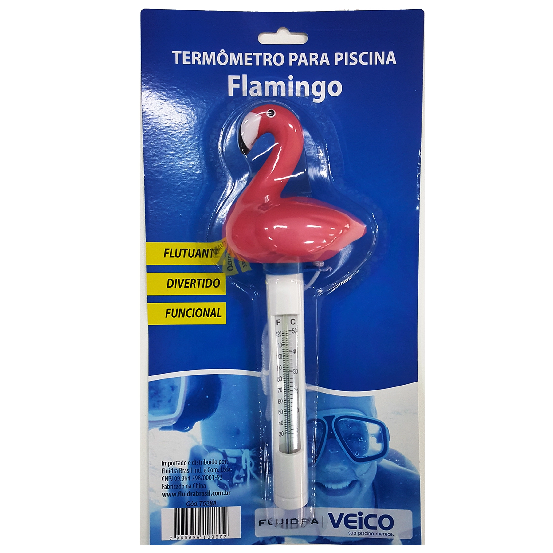Termômetro Flutuante Flamingo