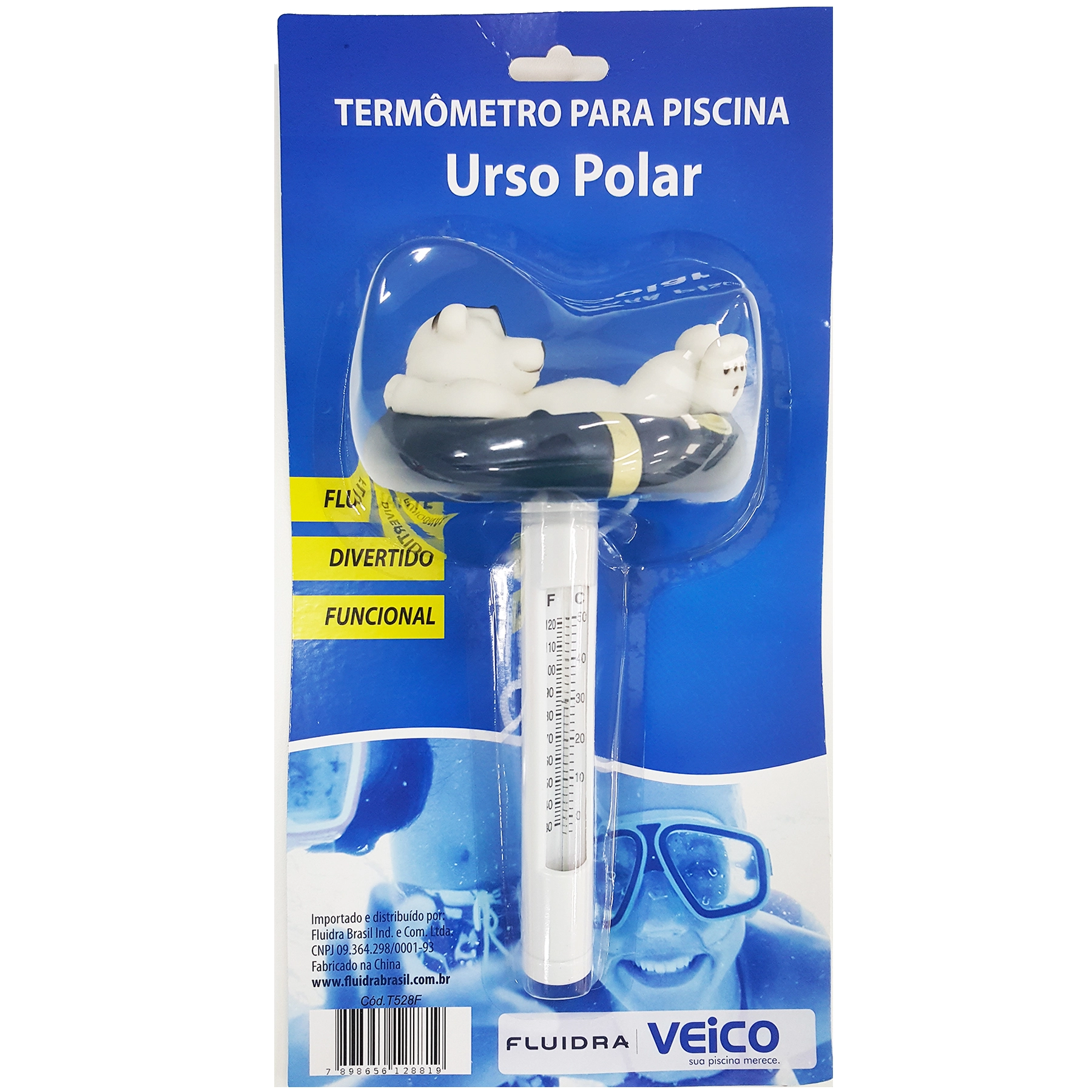 Termômetro Flutuante Urso Polar