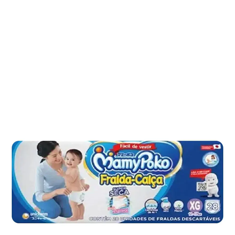 Fralda Descartável Infantil Seca Calça Mamypoko Premium Xg Pacote 26 Unidades