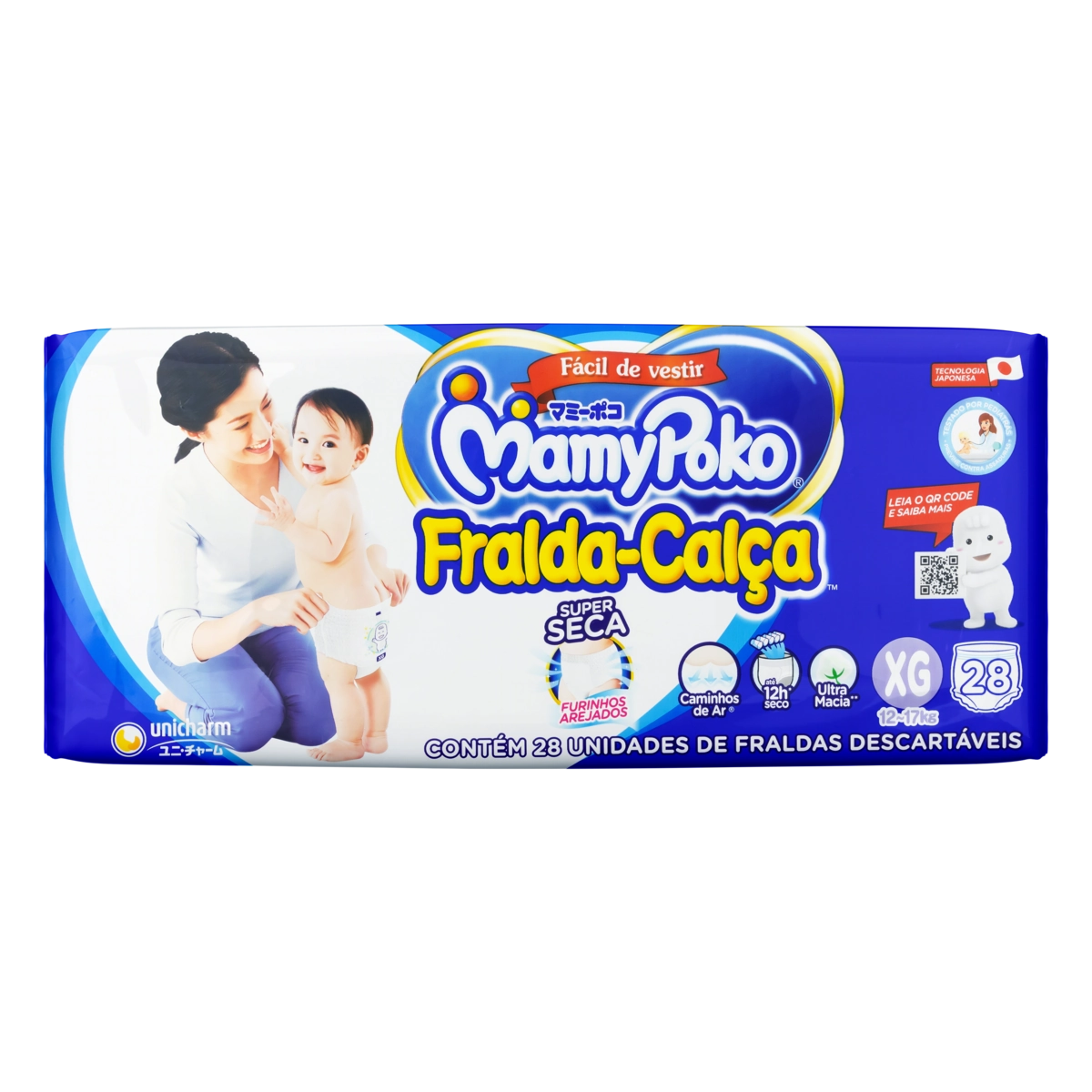 Fralda Mamypoko Calca Jumbo Xg C/28