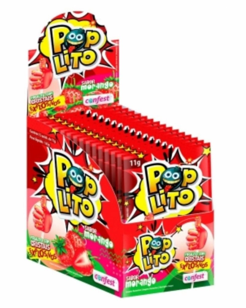 Pirulito Poplito 11g Sabores