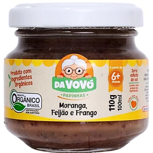 Sopinha Da Vovó Moranga Feijão 6 Orgnico Vd 100 G