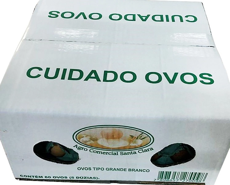 Ovos Brancos Santa Clara Grande C/60