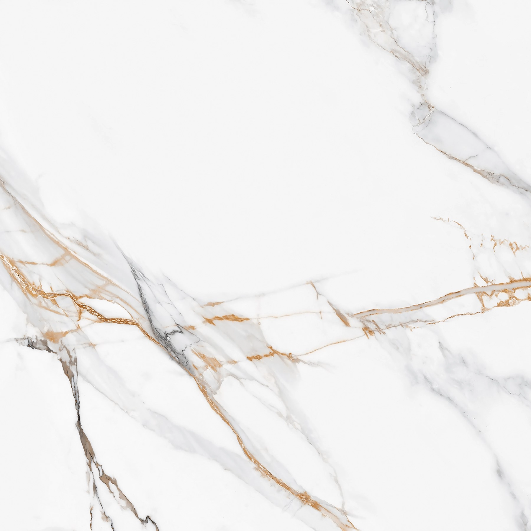 Porcelanato Marmorizado Polido Borda Reta Interno 76x76cm Alexandre PPO76250R Tecnogres