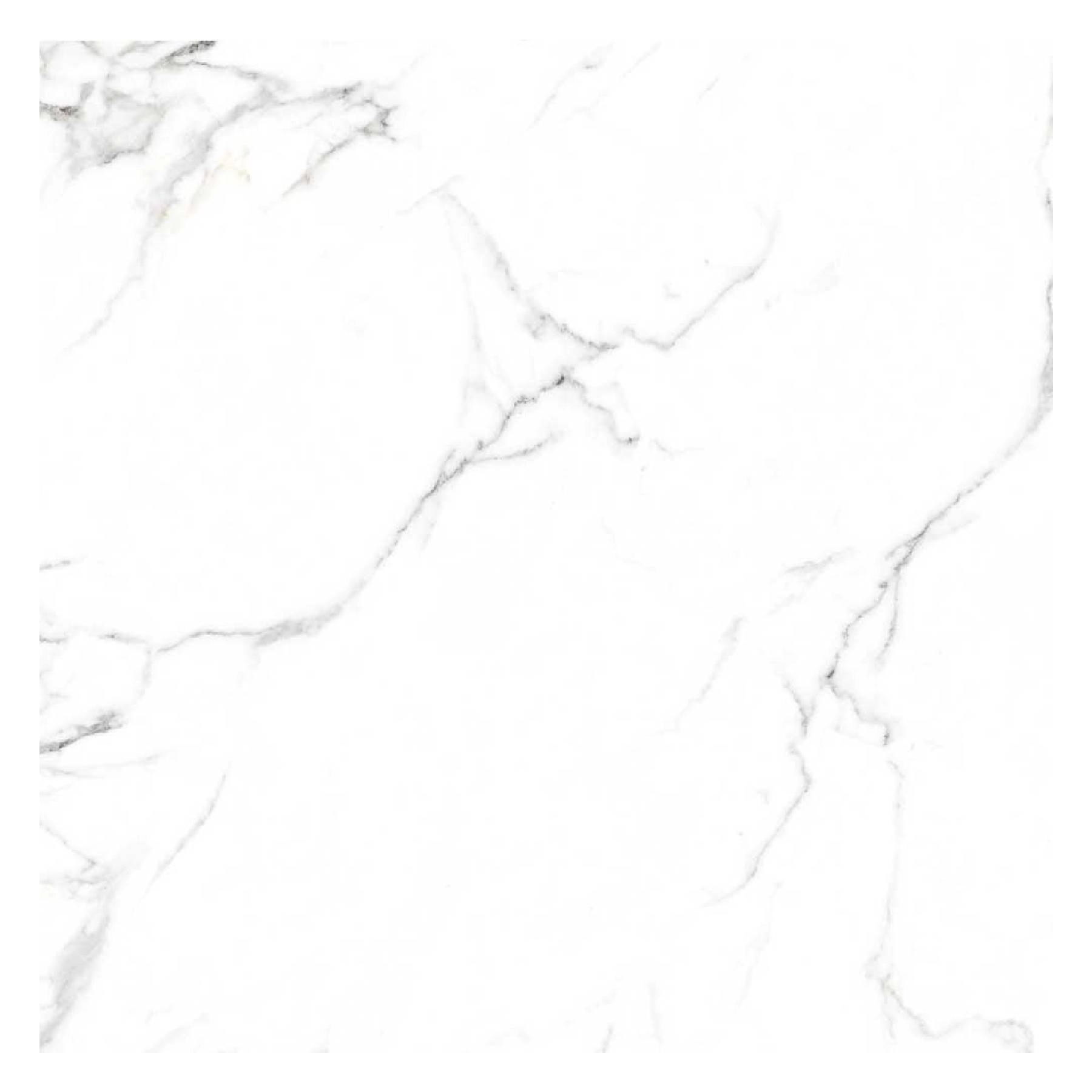 Porcelanato Marmorizado Polido Borda Reta Interno 76x76cm PPO76290R Tecnogres