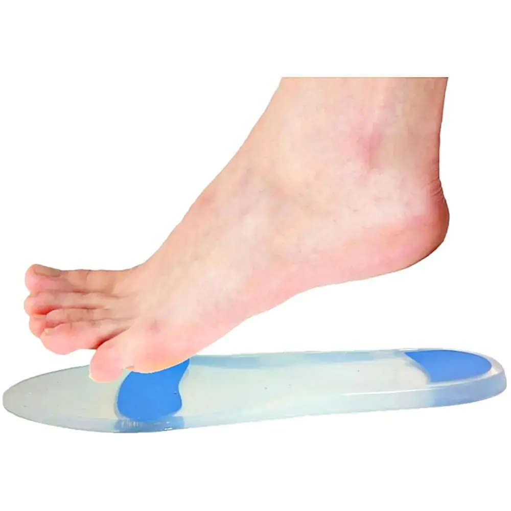 Palmilha Com Arco Brando e Ponto Azul Especial Orthosilic - Tam 34/35