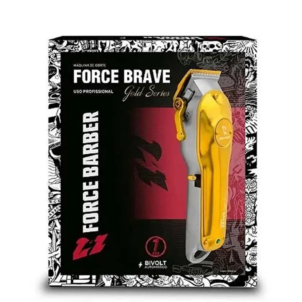 Maquina De Corte Mq Bivolt Force Brave Gold Series