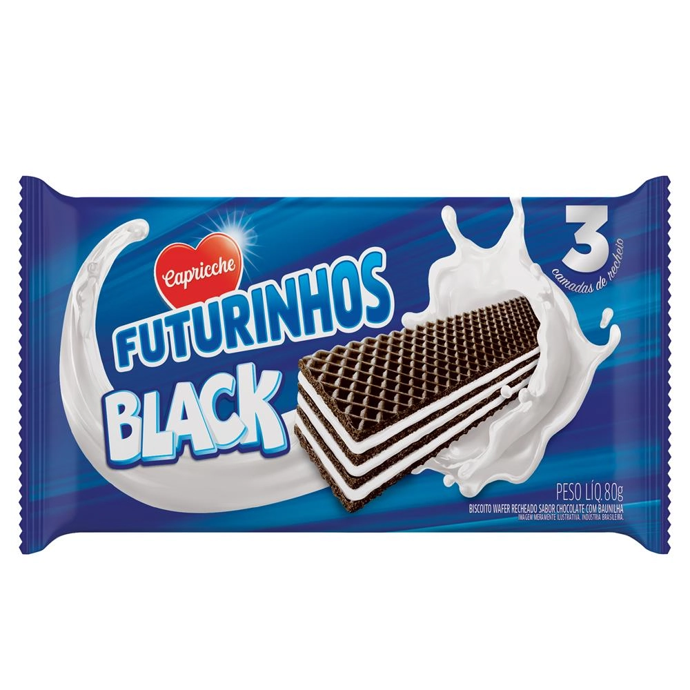 Bisc Futurinhos Rech Black 80g