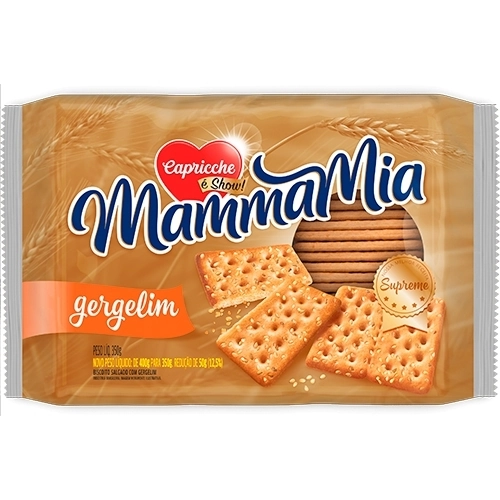 Bisc Capricche Mamma Mia 350g Gergelim