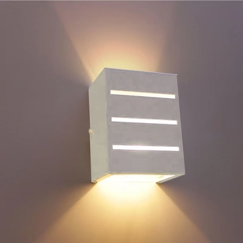 Arandela C/2 Fachos 3 Frisos E27 Branco-lumimais