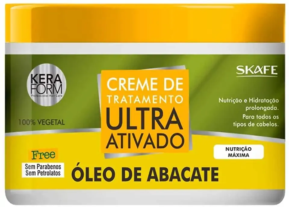 Creme Trat Skafe 500g Ultra Ativo Oleo De Abacate