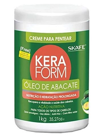 Cr P/pent Skafe Keraform 1000g Oleo De Abacate