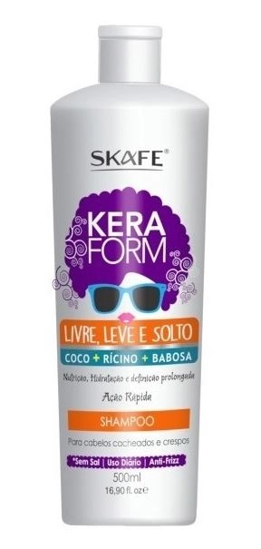 Cond Skafe Keraform 500ml Livre Leve Solto