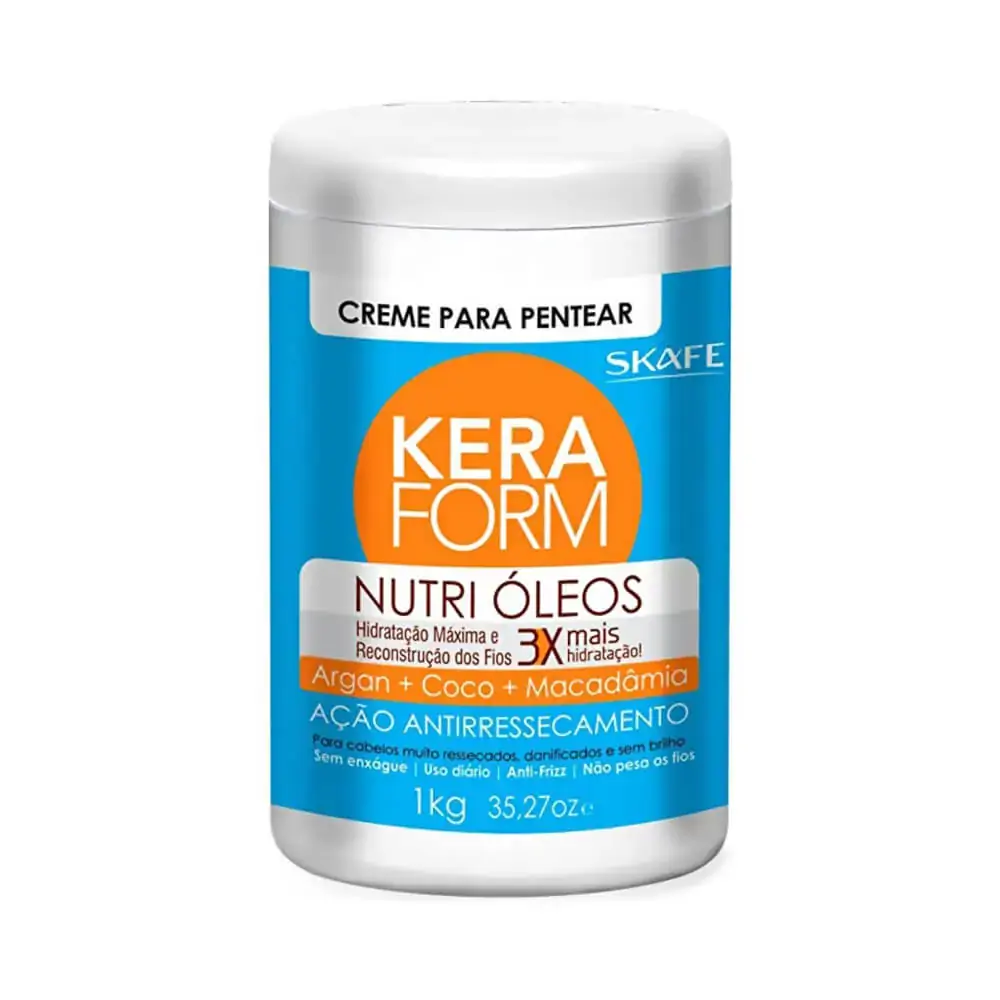 Creme Para Pentear Keraform Skafe Nutri Óleos 1Kg