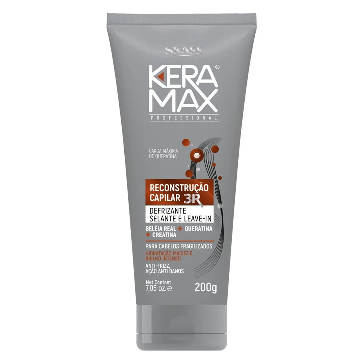 Defrizante/preescova Skafe Keramax Selante Reconstrução Capilar 200g