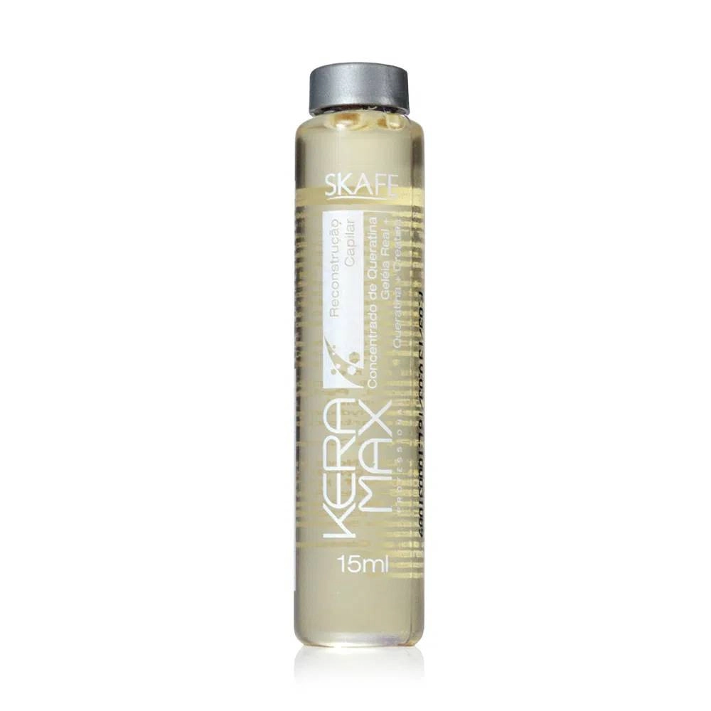Ampola Skafe Keramax Concentrado De Queratina Reconstrução Capilar 15ml