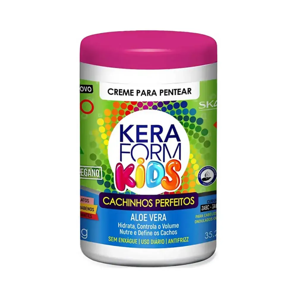 Creme De Pentear Skafe Keraform Cachinhos Perfeitos Kids 1Kg