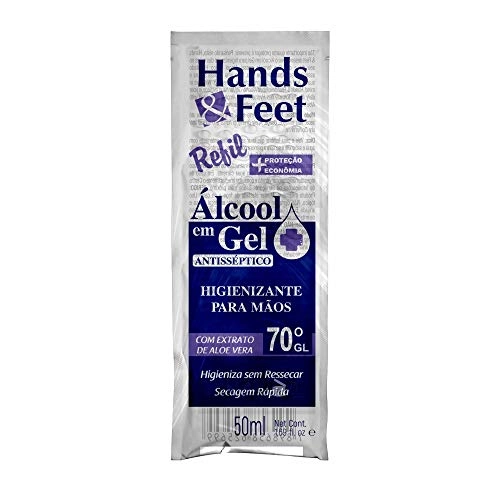 álcool Em Gel Hands Sachê 50ml, Skafe